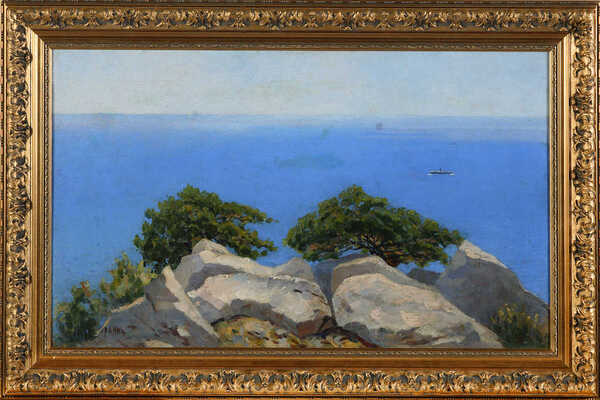 Григорьянц Константин Георгиевич. Крым (На оборотной стороне повторное изображение того же мотива)